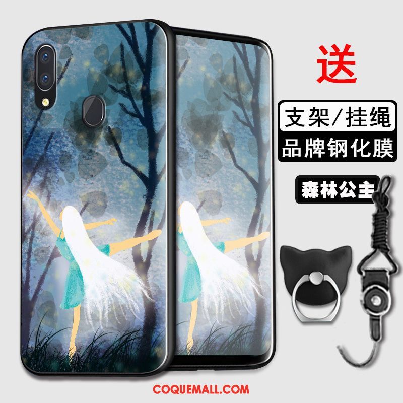 Étui Huawei Y7 2019 Silicone Étoile Fluide Doux, Coque Huawei Y7 2019 Personnalité Tout Compris