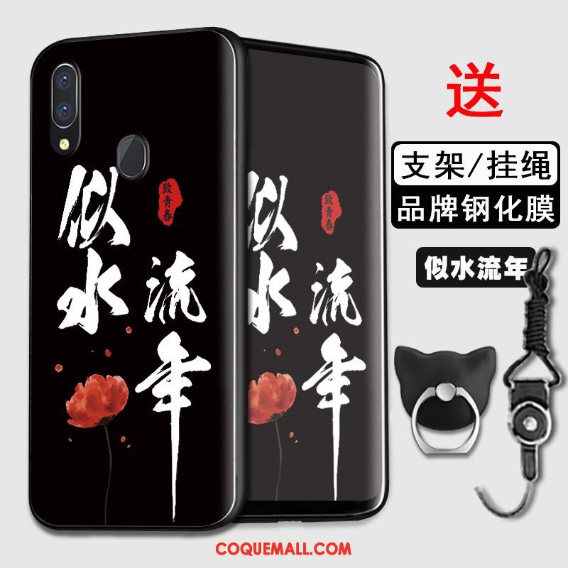 Étui Huawei Y7 2019 Silicone Étoile Fluide Doux, Coque Huawei Y7 2019 Personnalité Tout Compris