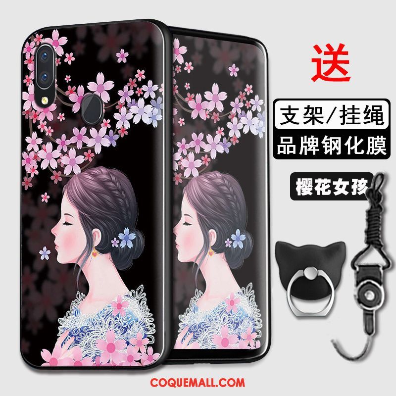 Étui Huawei Y7 2019 Silicone Étoile Fluide Doux, Coque Huawei Y7 2019 Personnalité Tout Compris