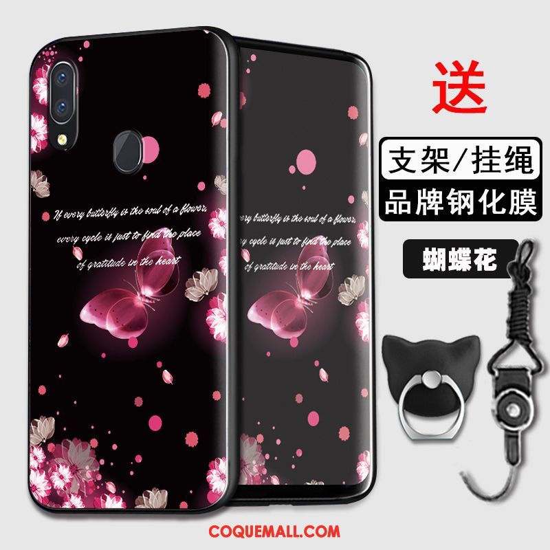 Étui Huawei Y7 2019 Silicone Étoile Fluide Doux, Coque Huawei Y7 2019 Personnalité Tout Compris