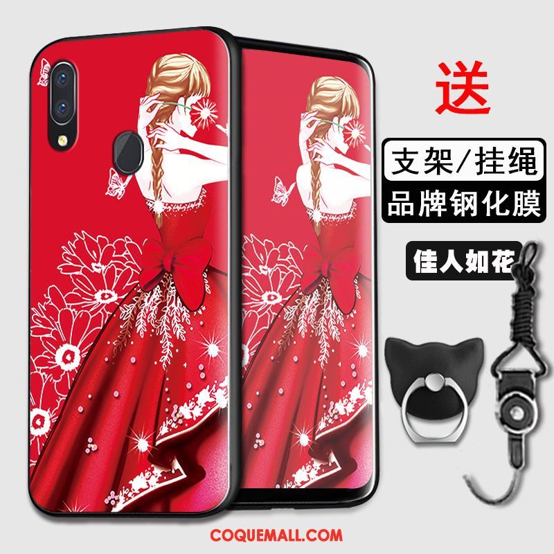 Étui Huawei Y7 2019 Silicone Étoile Fluide Doux, Coque Huawei Y7 2019 Personnalité Tout Compris