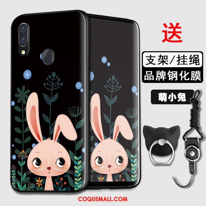 Étui Huawei Y7 2019 Silicone Étoile Fluide Doux, Coque Huawei Y7 2019 Personnalité Tout Compris