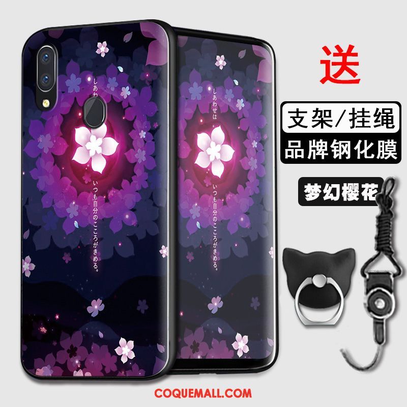 Étui Huawei Y7 2019 Silicone Étoile Fluide Doux, Coque Huawei Y7 2019 Personnalité Tout Compris