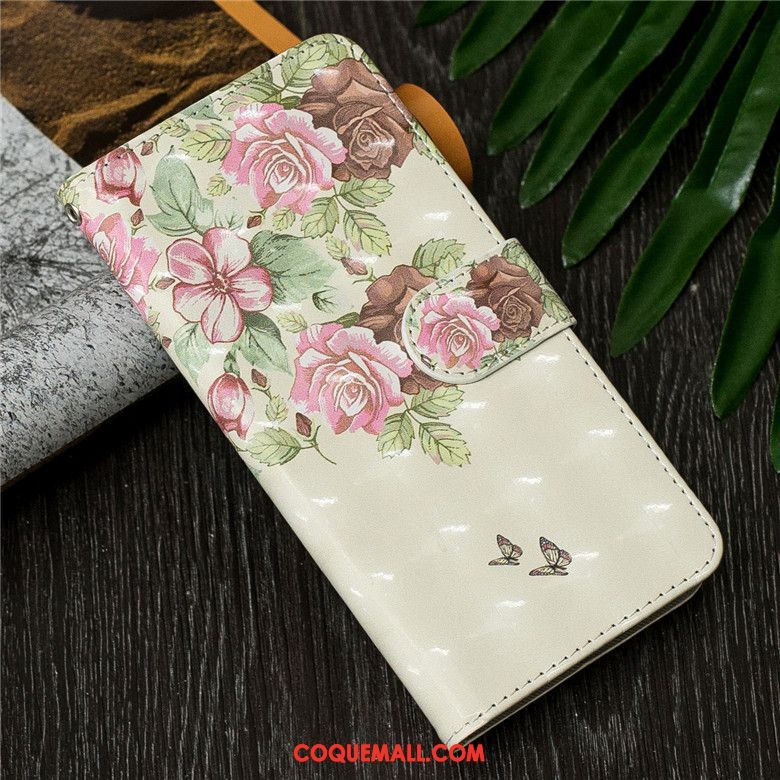 Étui Huawei Y7 2019 Tout Compris En Cuir Clamshell, Coque Huawei Y7 2019 Fluide Doux Téléphone Portable