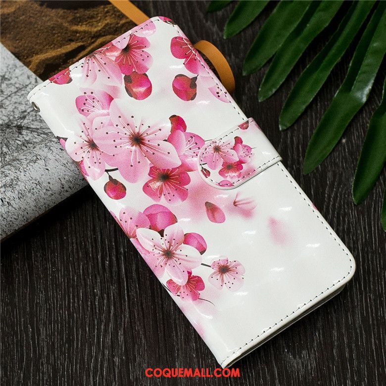 Étui Huawei Y7 2019 Tout Compris En Cuir Clamshell, Coque Huawei Y7 2019 Fluide Doux Téléphone Portable