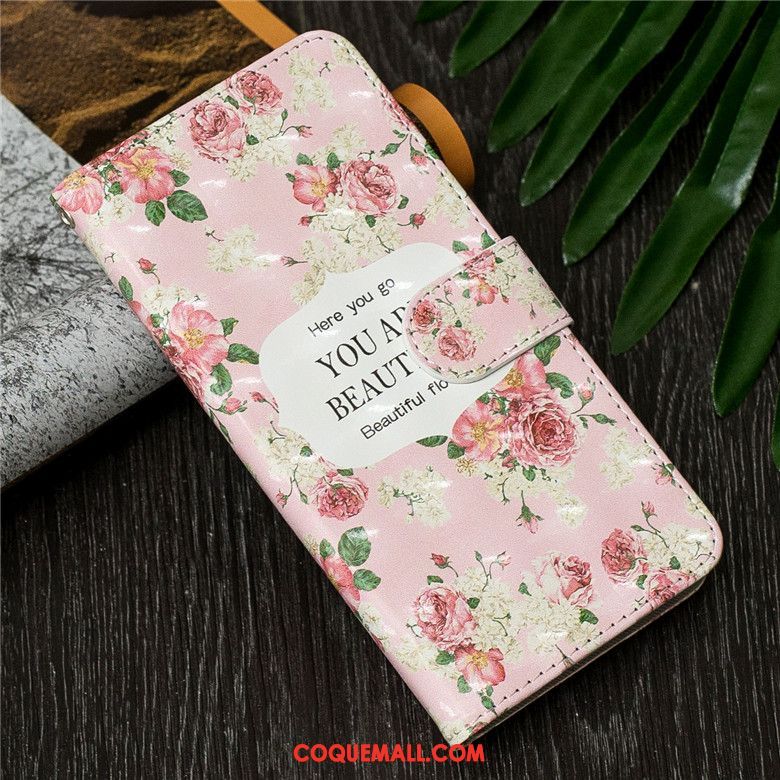 Étui Huawei Y7 2019 Tout Compris En Cuir Clamshell, Coque Huawei Y7 2019 Fluide Doux Téléphone Portable