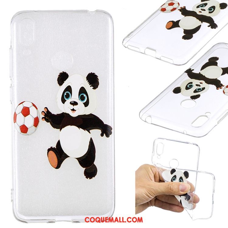 Étui Huawei Y7 2019 Tout Compris Silicone Blanc, Coque Huawei Y7 2019 Incassable Protection