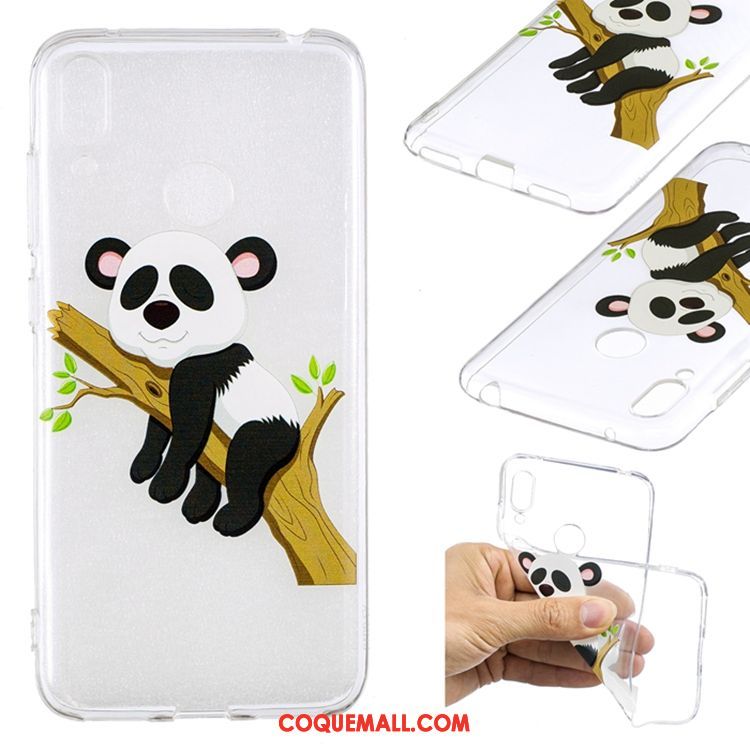 Étui Huawei Y7 2019 Tout Compris Silicone Blanc, Coque Huawei Y7 2019 Incassable Protection