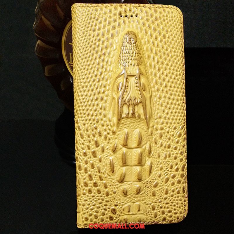 Étui Huawei Y7 2019 Téléphone Portable Crocodile En Cuir, Coque Huawei Y7 2019 Tout Compris Bleu