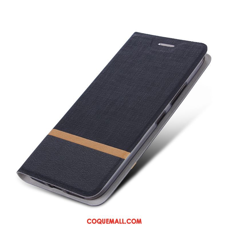 Étui Huawei Y7 2019 Téléphone Portable En Cuir Protection, Coque Huawei Y7 2019 Noir