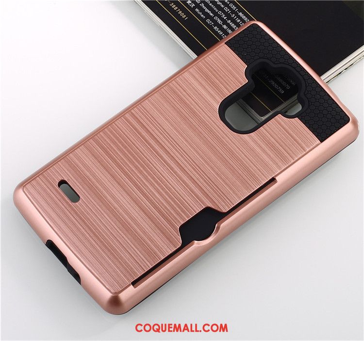 Étui Lg G4 Carte Rouge Soie, Coque Lg G4 Tendance Incassable