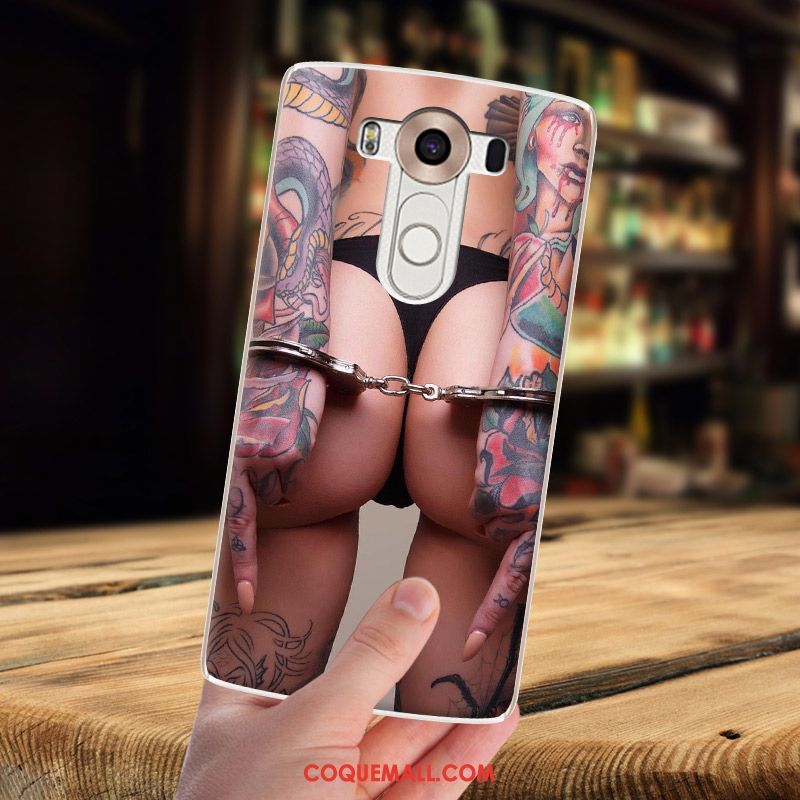 Étui Lg G4 Créatif Fluide Doux Dessin Animé, Coque Lg G4 Violet Ciel Étoilé