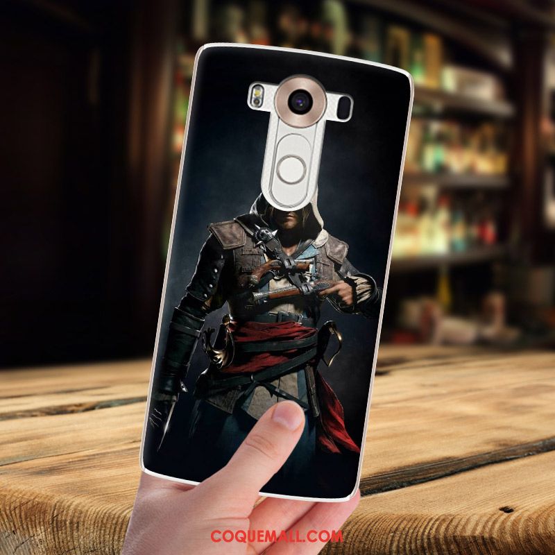 Étui Lg G4 Créatif Fluide Doux Dessin Animé, Coque Lg G4 Violet Ciel Étoilé