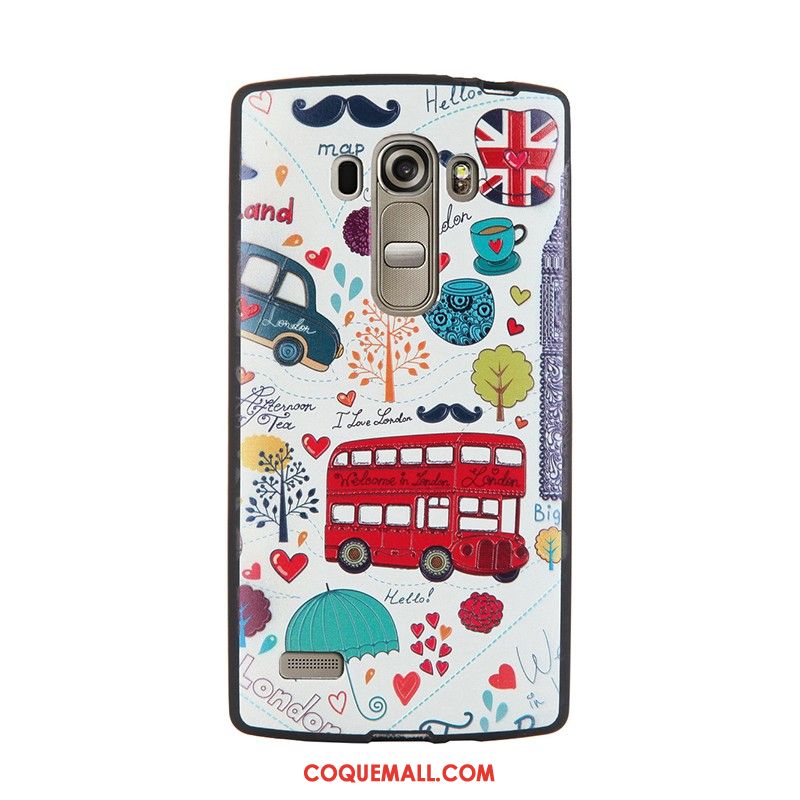 Étui Lg G4 Dessin Animé Téléphone Portable Sac, Coque Lg G4 Protection Gaufrage