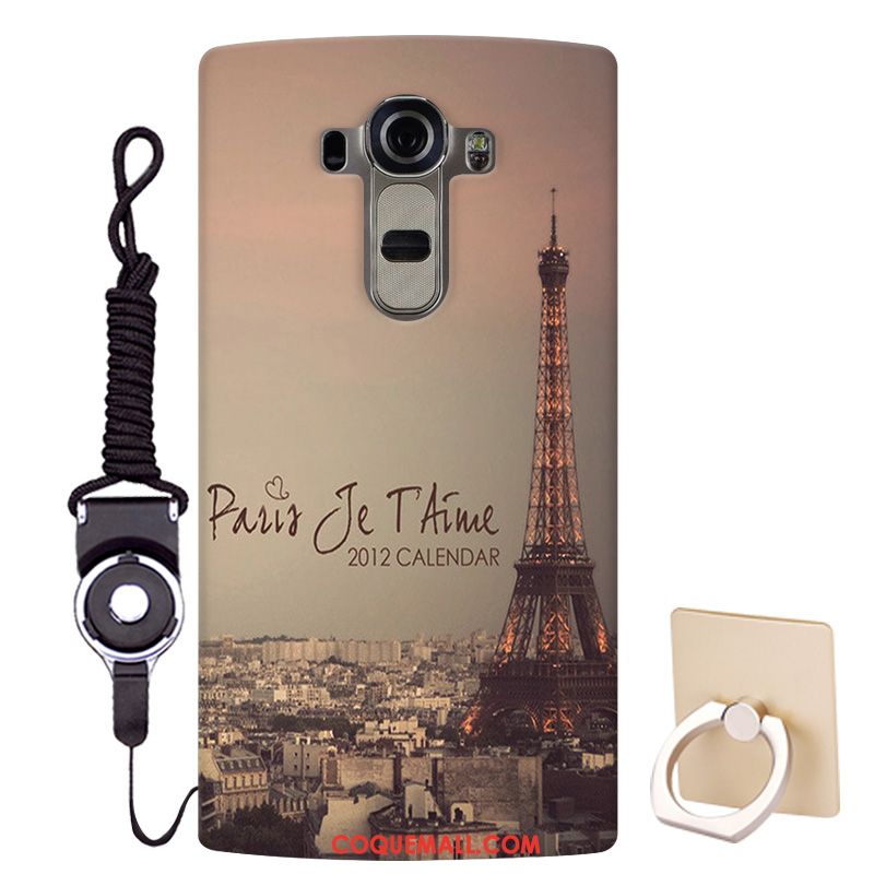 Étui Lg G4 Fluide Doux Blanc Modèle, Coque Lg G4 Personnalisé Dessin Animé