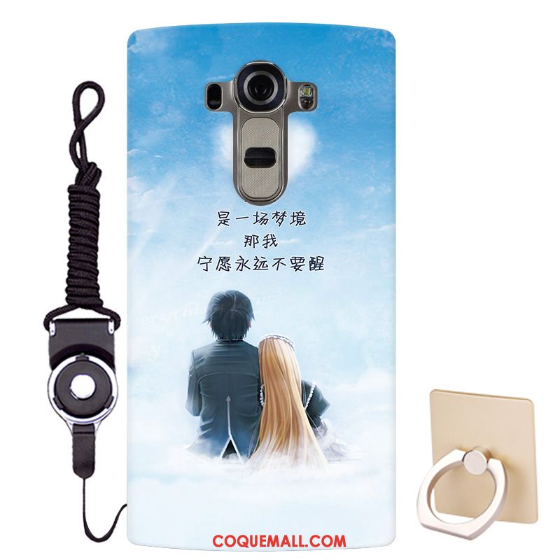 Étui Lg G4 Fluide Doux Blanc Modèle, Coque Lg G4 Personnalisé Dessin Animé