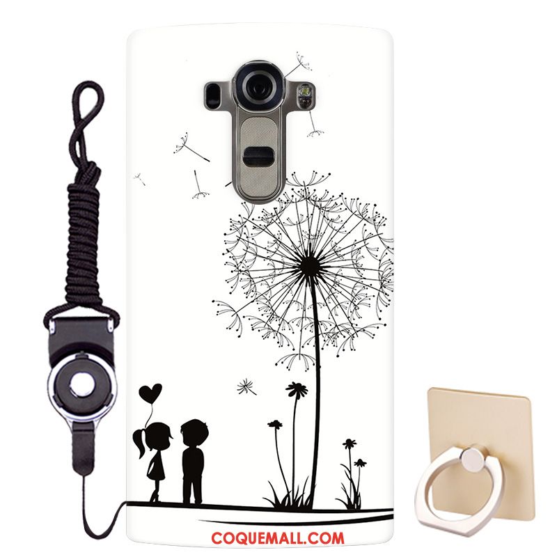 Étui Lg G4 Fluide Doux Blanc Modèle, Coque Lg G4 Personnalisé Dessin Animé