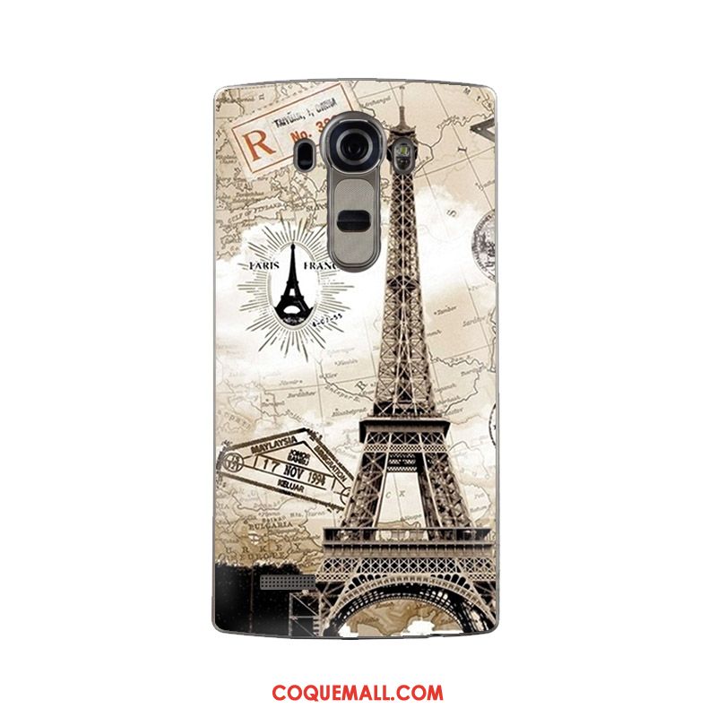 Étui Lg G4 Fluide Doux Personnalisé Tout Compris, Coque Lg G4 Protection Bleu