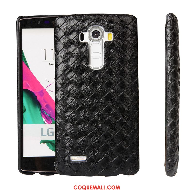 Étui Lg G4 Grain De Bois Nouveau Téléphone Portable, Coque Lg G4 Similicuir Protection Braun