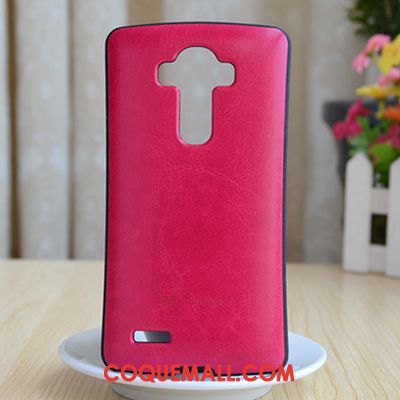 Étui Lg G4 Incassable Étui En Cuir Authentique, Coque Lg G4 Téléphone Portable Protection