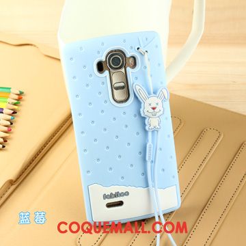 Étui Lg G4 Ornements Suspendus Silicone Lapin, Coque Lg G4 Téléphone Portable Fluide Doux Braun