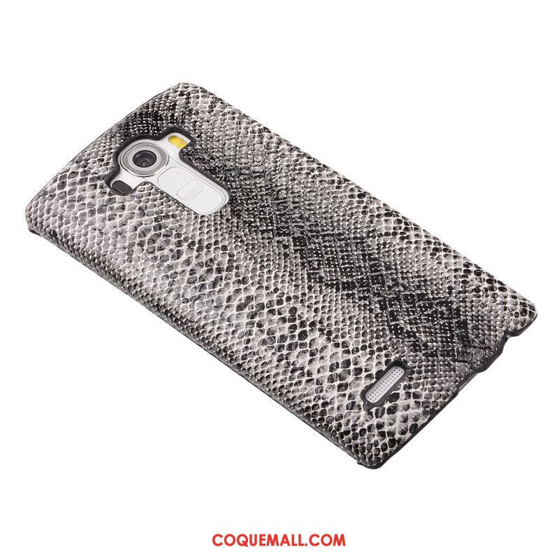 Étui Lg G4 Simple Noir Nouveau, Coque Lg G4 Grain De Bois Fibre