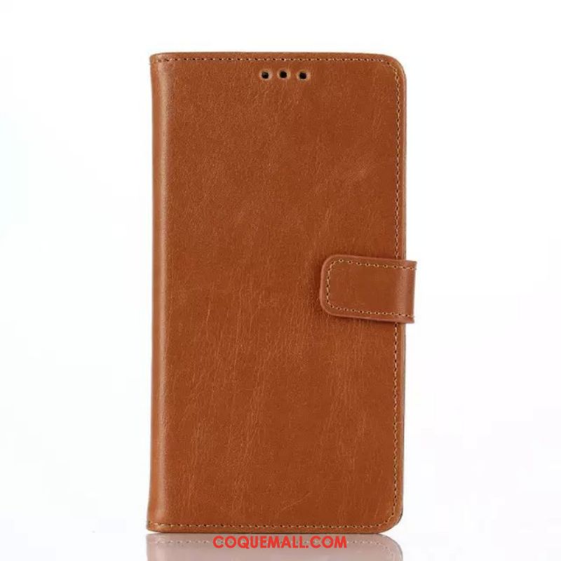 Étui Lg G4 Support Étui En Cuir Modèle Fleurie, Coque Lg G4 Portefeuille Téléphone Portable Braun