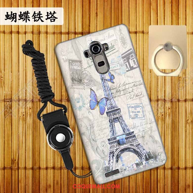 Étui Lg G4 Téléphone Portable Bleu Fluide Doux, Coque Lg G4 Incassable Tendance