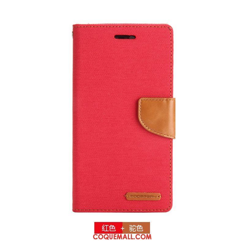 Étui Lg G4 Étui En Cuir Orange Protection, Coque Lg G4 Téléphone Portable Toile Kamelfarbe