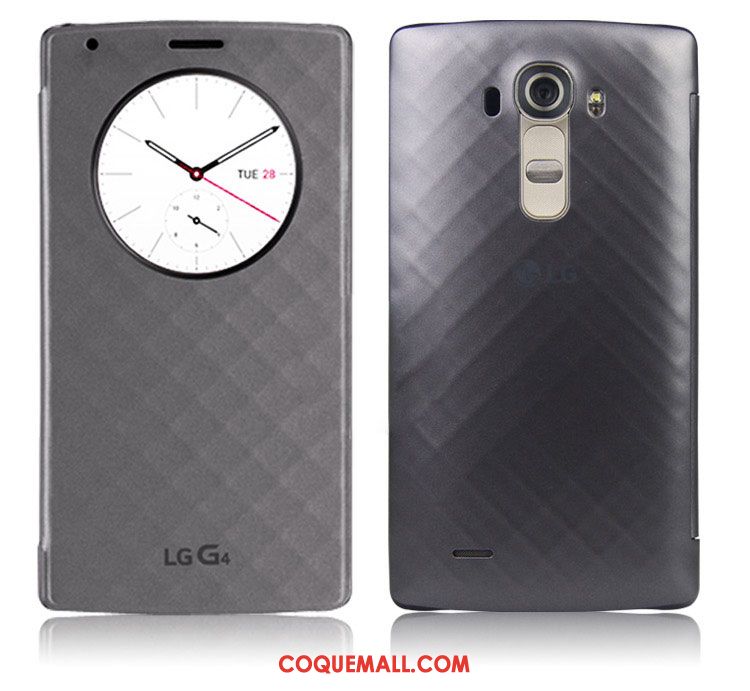 Étui Lg G4 Étui En Cuir Téléphone Portable Rouge, Coque Lg G4 Rose Dormance