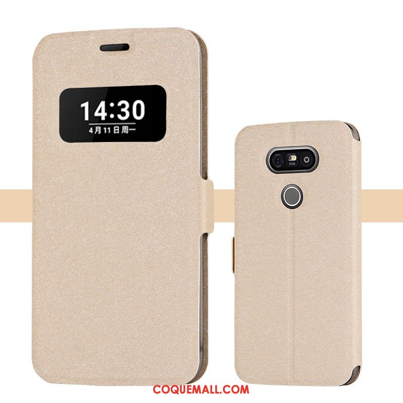 Étui Lg G5 Fluide Doux Or Téléphone Portable, Coque Lg G5 Incassable Silicone