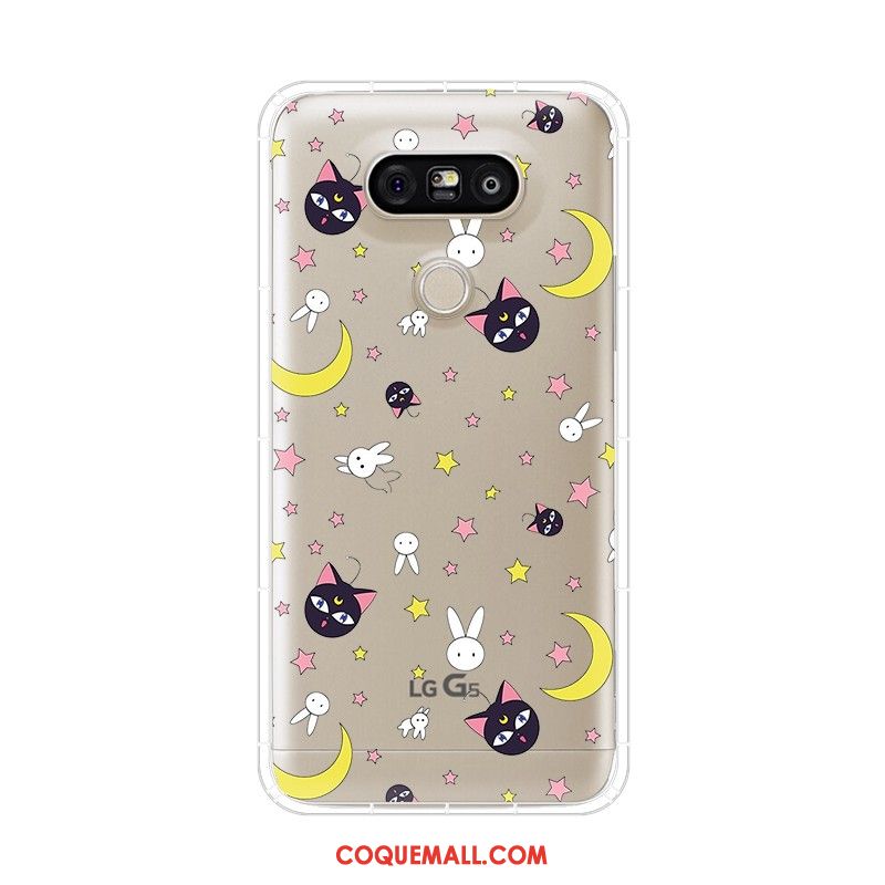 Étui Lg G5 Fluide Doux Téléphone Portable Incassable, Coque Lg G5 Ballon Bleu