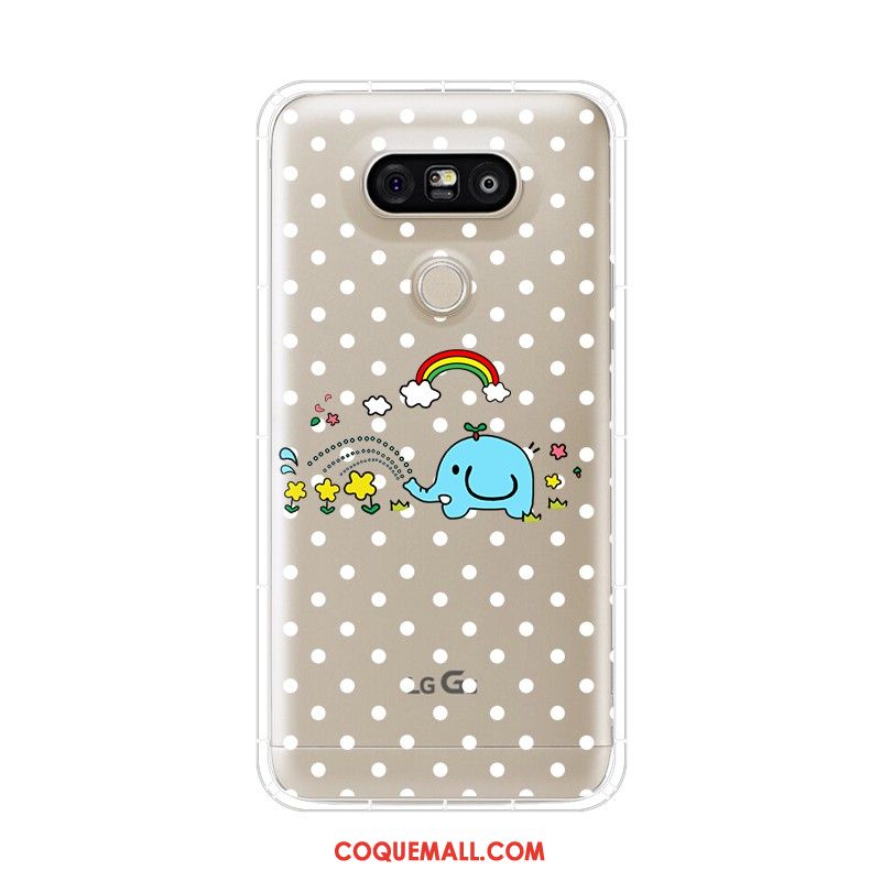 Étui Lg G5 Fluide Doux Téléphone Portable Incassable, Coque Lg G5 Ballon Bleu