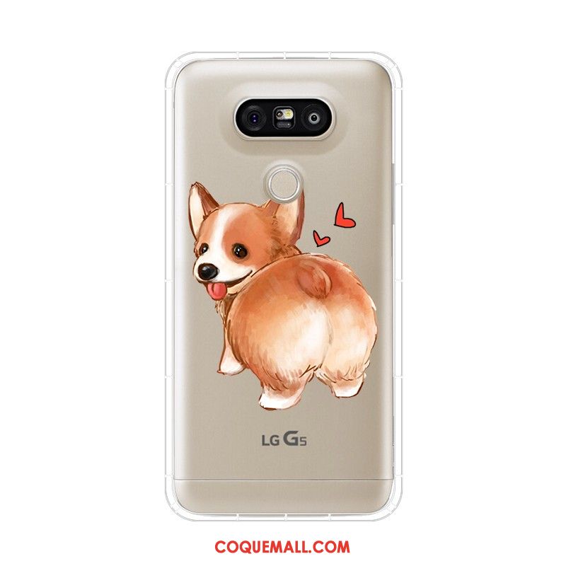 Étui Lg G5 Fluide Doux Téléphone Portable Incassable, Coque Lg G5 Ballon Bleu