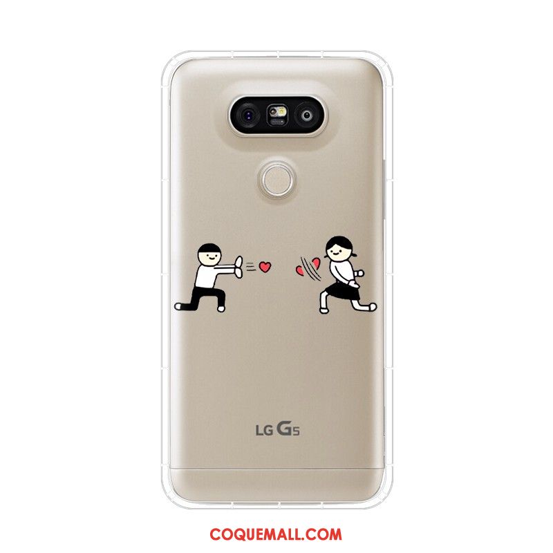 Étui Lg G5 Fluide Doux Téléphone Portable Incassable, Coque Lg G5 Ballon Bleu