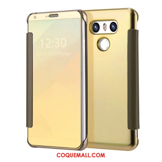 Étui Lg G5 Miroir Résistant Aux Rayures Téléphone Portable, Coque Lg G5 Étui En Cuir Dormance