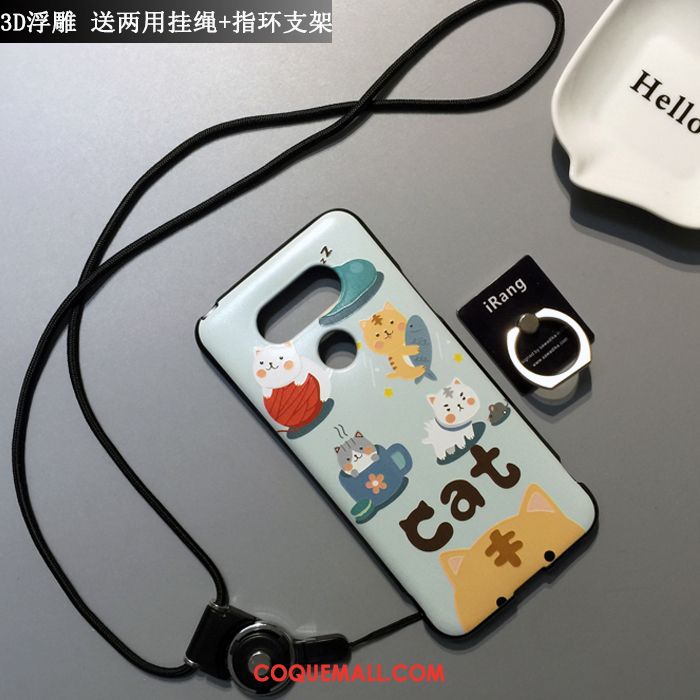 Étui Lg G5 Silicone Fluide Doux Téléphone Portable, Coque Lg G5 Incassable Blanc
