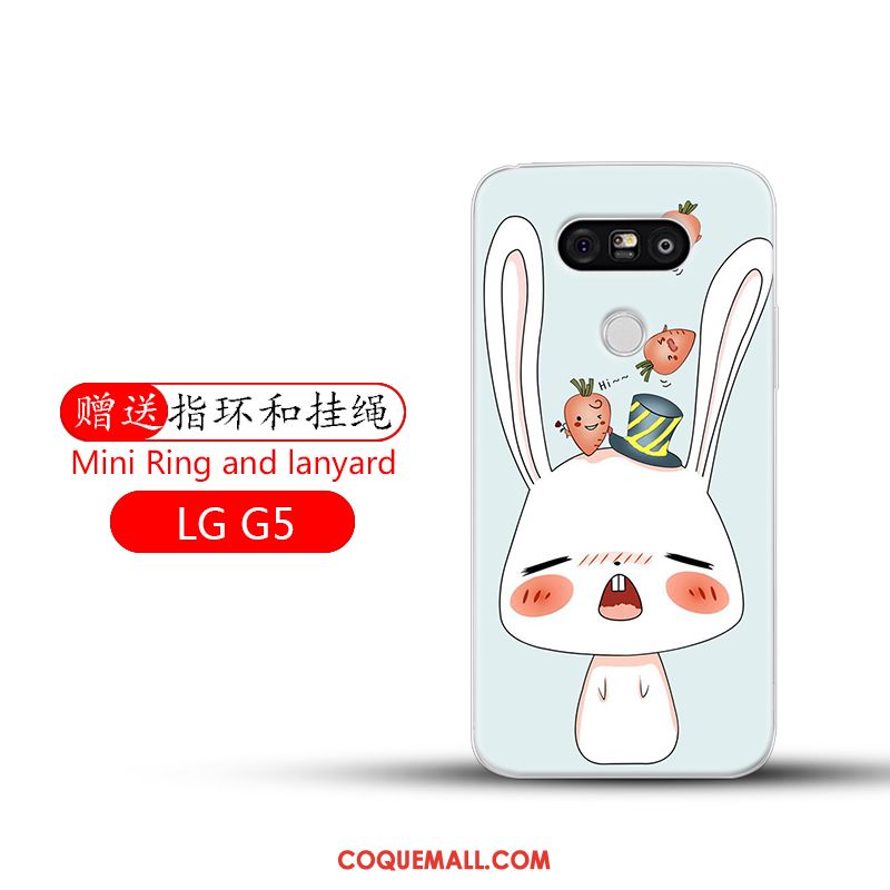 Étui Lg G5 Tout Compris Bleu Frais, Coque Lg G5 Tendance Charmant