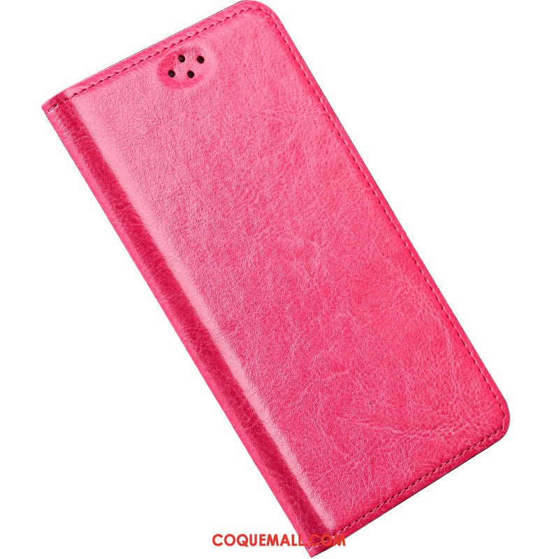 Étui Lg G6 Clamshell Incassable Simple, Coque Lg G6 Étui En Cuir Téléphone Portable Braun