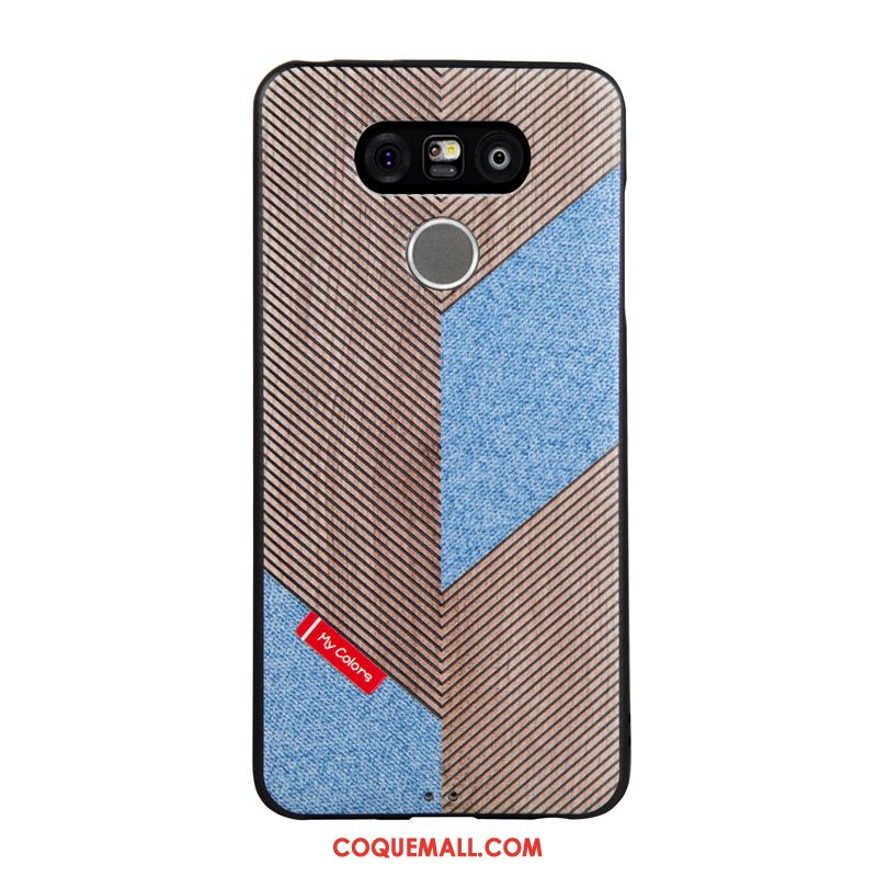 Étui Lg G6 Gaufrage Fluide Doux Protection, Coque Lg G6 Dessin Animé Antidérapant