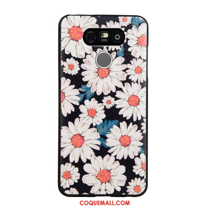 Étui Lg G6 Gaufrage Fluide Doux Protection, Coque Lg G6 Dessin Animé Antidérapant