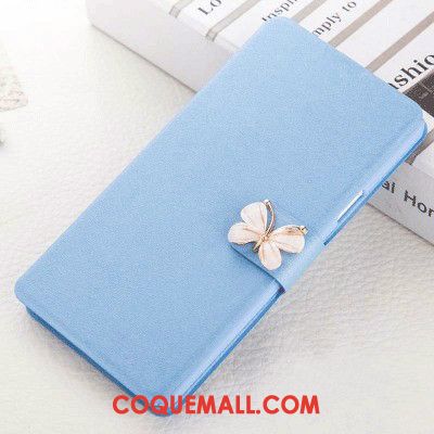 Étui Lg G6 Incassable Téléphone Portable Bleu, Coque Lg G6 Papillon Étui En Cuir