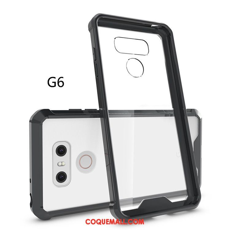 Étui Lg G6 Téléphone Portable Difficile Silicone, Coque Lg G6 Transparent Fluide Doux