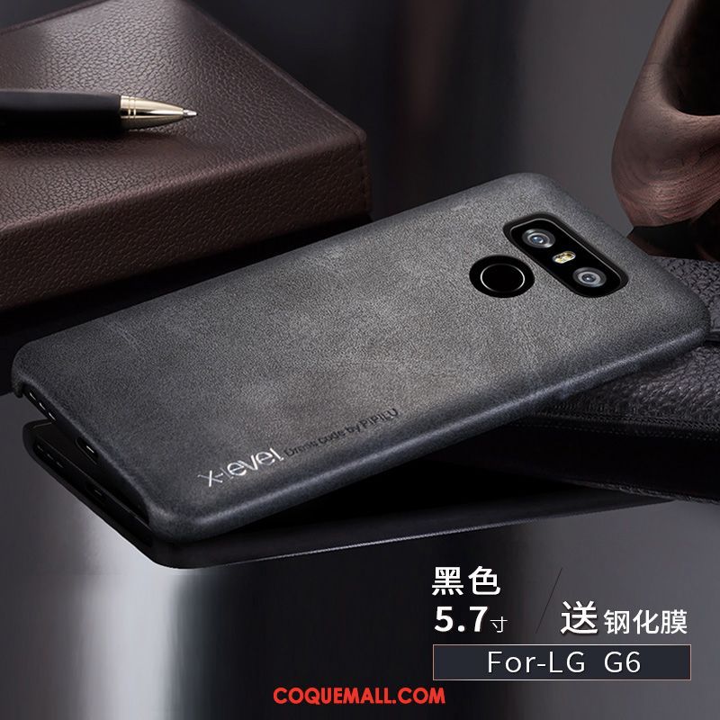 Étui Lg G6 Étui En Cuir Nouveau Téléphone Portable, Coque Lg G6 Protection Incassable
