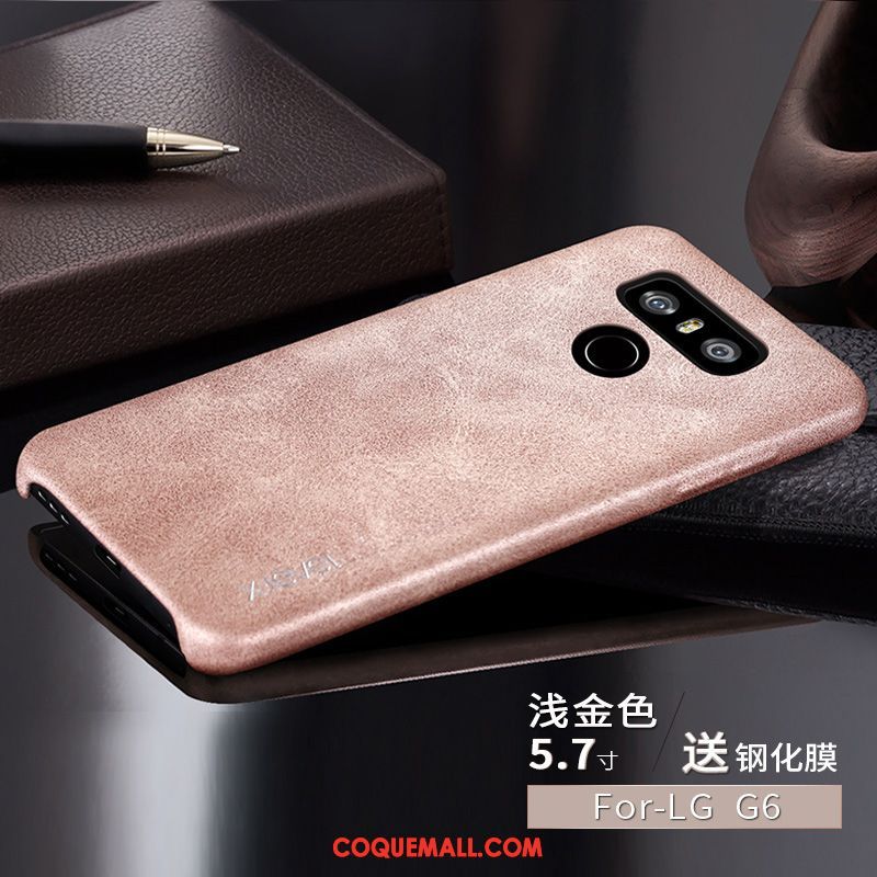 Étui Lg G6 Étui En Cuir Nouveau Téléphone Portable, Coque Lg G6 Protection Incassable