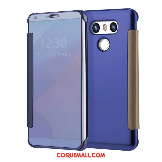 Étui Lg G6 Étui En Cuir Téléphone Portable Protection, Coque Lg G6 Résistant Aux Rayures Dormance