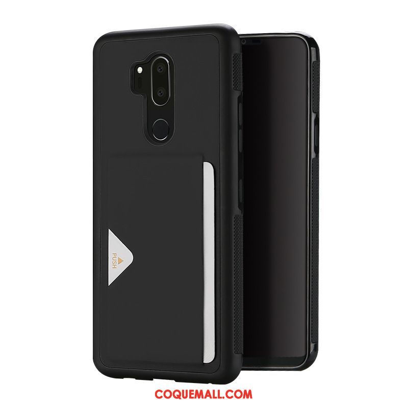 Étui Lg G7 Thinq Incassable Rouge Téléphone Portable, Coque Lg G7 Thinq Carte