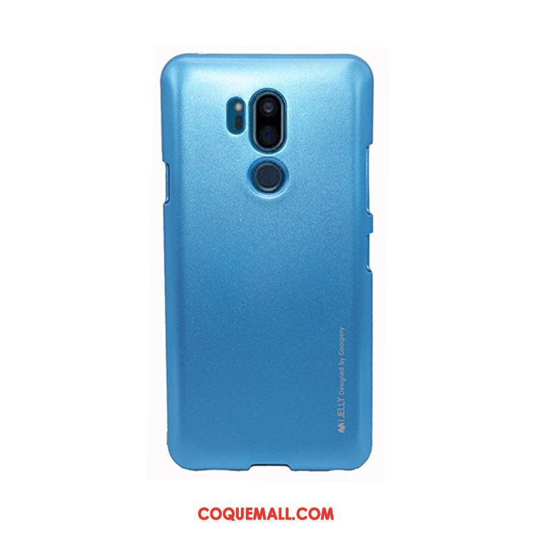 Étui Lg G7 Thinq Métal Silicone Téléphone Portable, Coque Lg G7 Thinq Délavé En Daim Vert