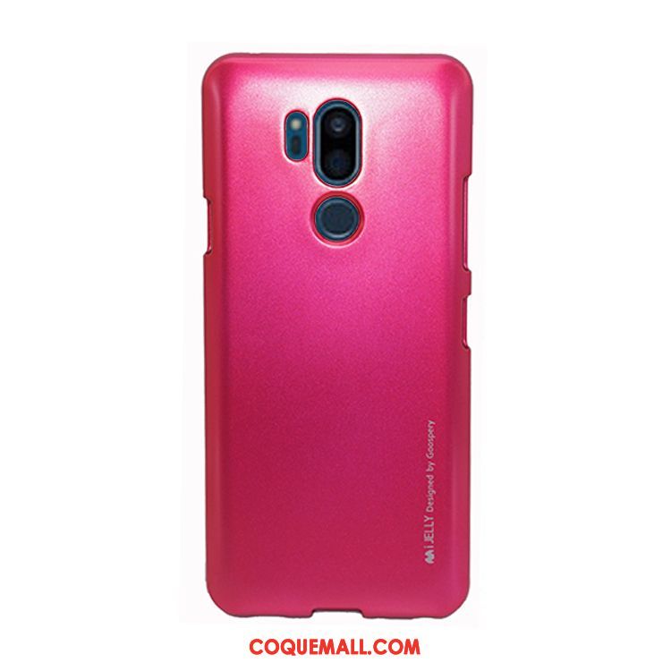 Étui Lg G7 Thinq Métal Silicone Téléphone Portable, Coque Lg G7 Thinq Délavé En Daim Vert