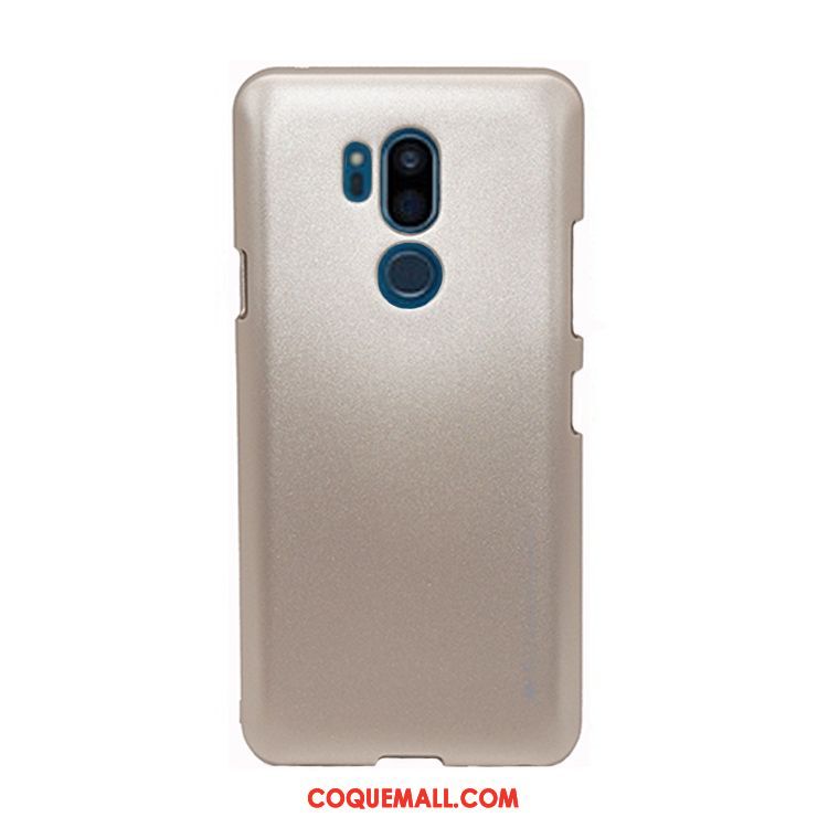 Étui Lg G7 Thinq Métal Silicone Téléphone Portable, Coque Lg G7 Thinq Délavé En Daim Vert